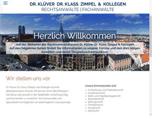 Tablet Screenshot of anwalts-team.de